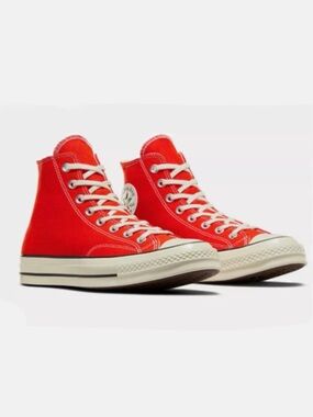 Converse Chuck 70 High Top Sneakers - Torch Red and White
